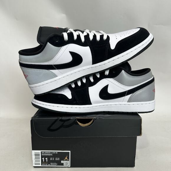 Nike Air Jordan 1 Retro Low SE “Matte Silver/Fire Red/Black” main image 5